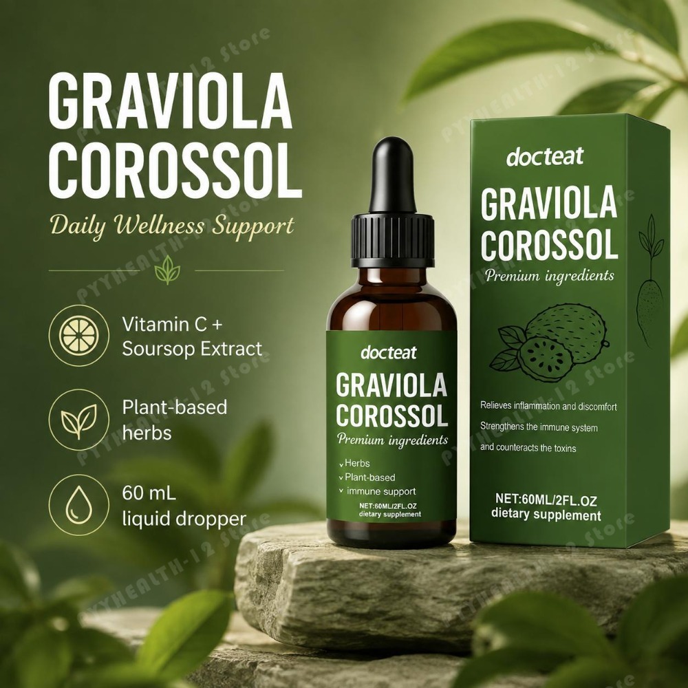 Herbal And Wellness Products - قطرات سائلة من فاكهة السورسوف (جرافيولا)