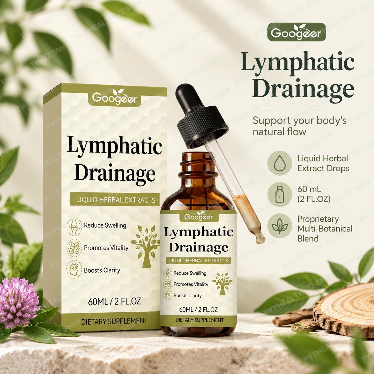 Herbal And Wellness Products - قطرات سائلة عشبية لتحسين الدورة اللمفاوية،