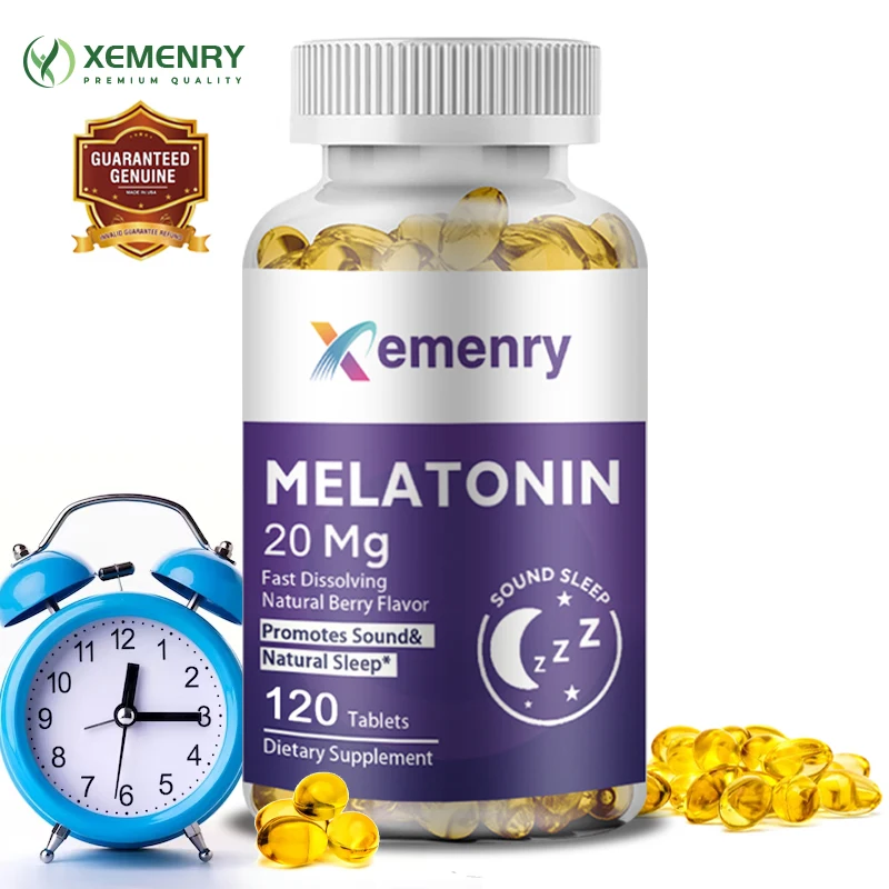 Valerian Root Capsule - تساعدك كبسولات الميلاتونين للبالغين على السقوط،