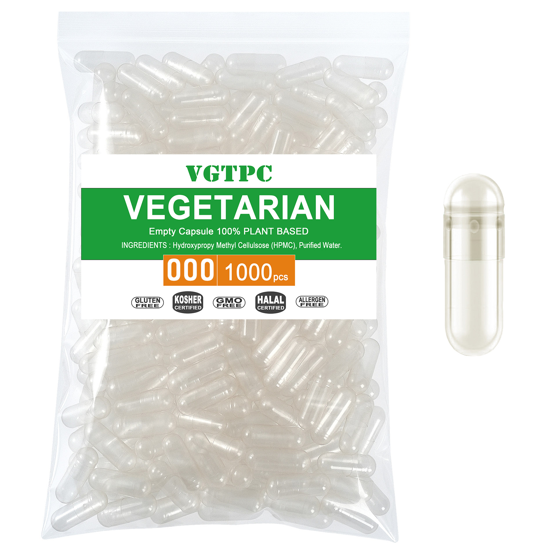 1000 قطعة مقاس 1 #   4 #   000 - مراجعة Valerian Root Capsule وسعره