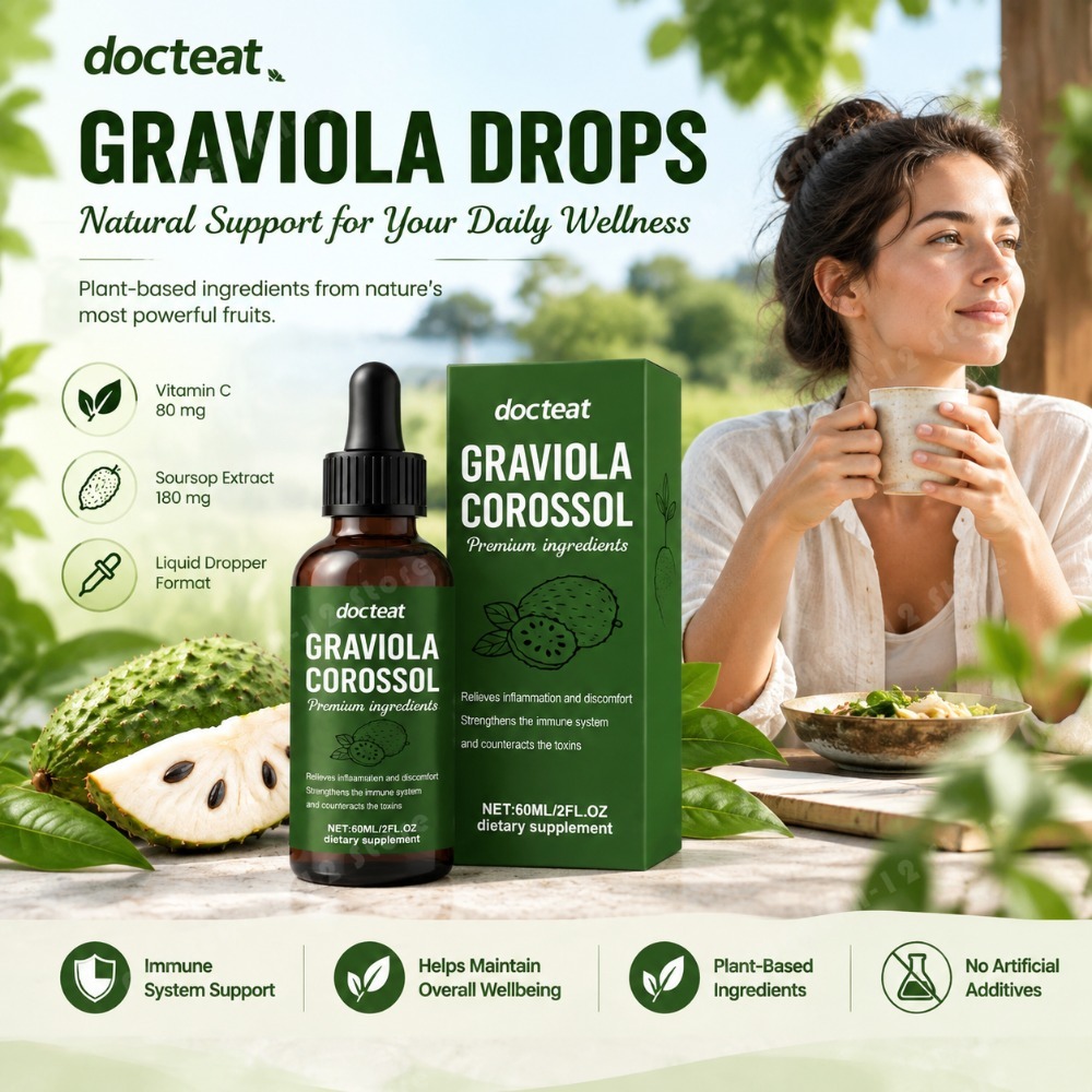 قطرات سائلة من فاكهة السورسوف  - مراجعة Herbal And Wellness Products وسعره