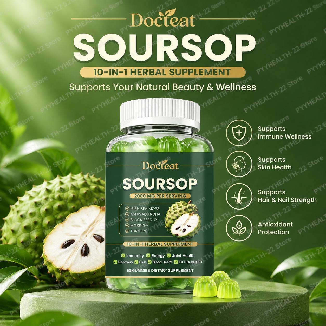 حلوى السورسوف، مزيج فيتامينات  - مراجعة Herbal And Wellness Products وسعره