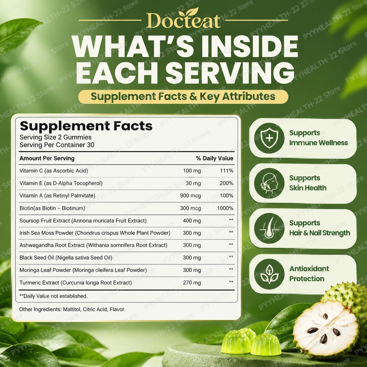 حلوى السورسوف، مزيج فيتامينات  - مراجعة Herbal And Wellness Products وسعره